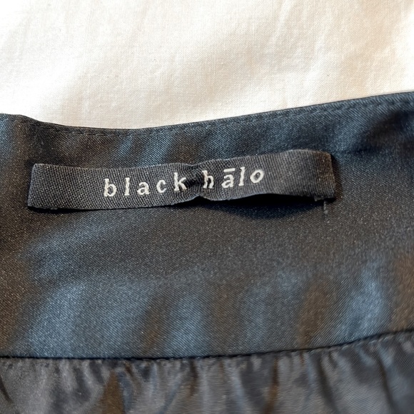 Black Ruched Mini Skirt - Picture 4 of 5